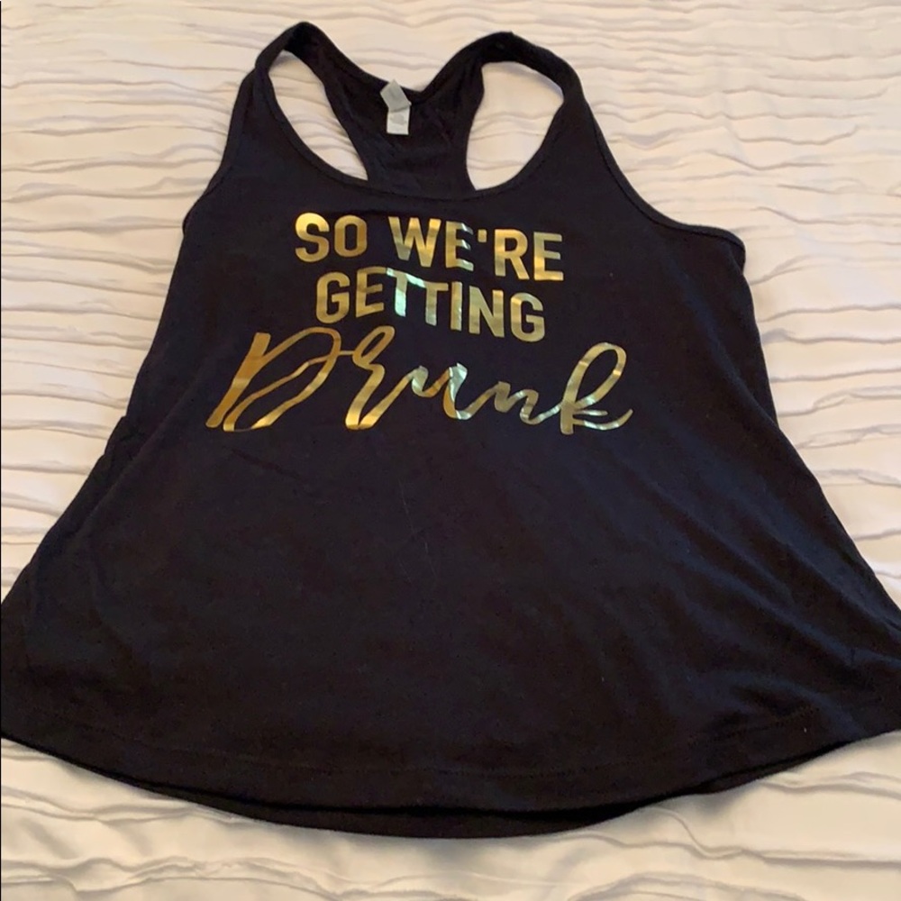 Bachelorette Party Black Tank